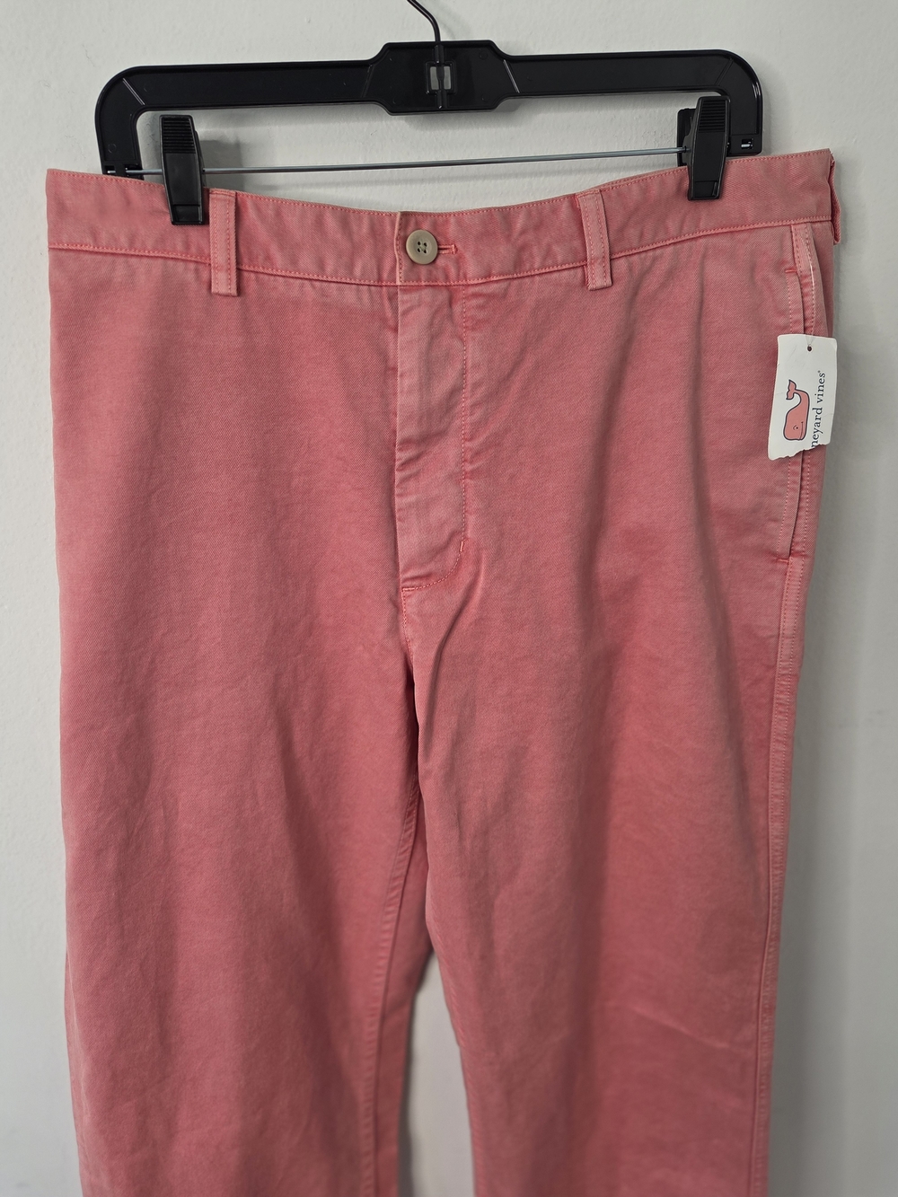 Vineyard Vines Mens Classic Fit Club Pant Coral Pink Chino Pants 34x32